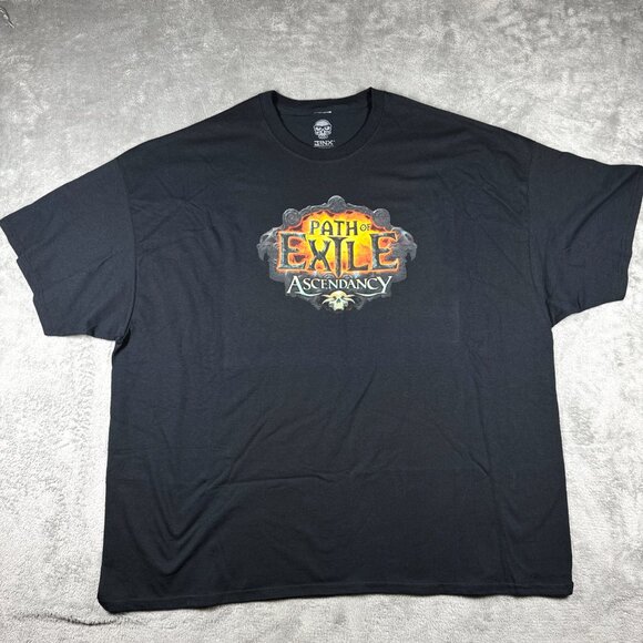 Path of Exile Ascendancy JINX Men’s 4X Black Graphic Gamer T-Shirt NWOT - Picture 2 of 7